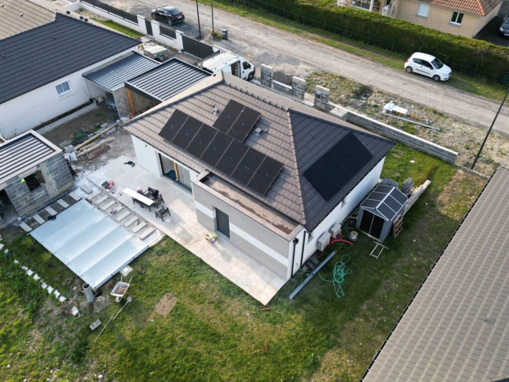 Installation photovoltaïque à Uzos (64)